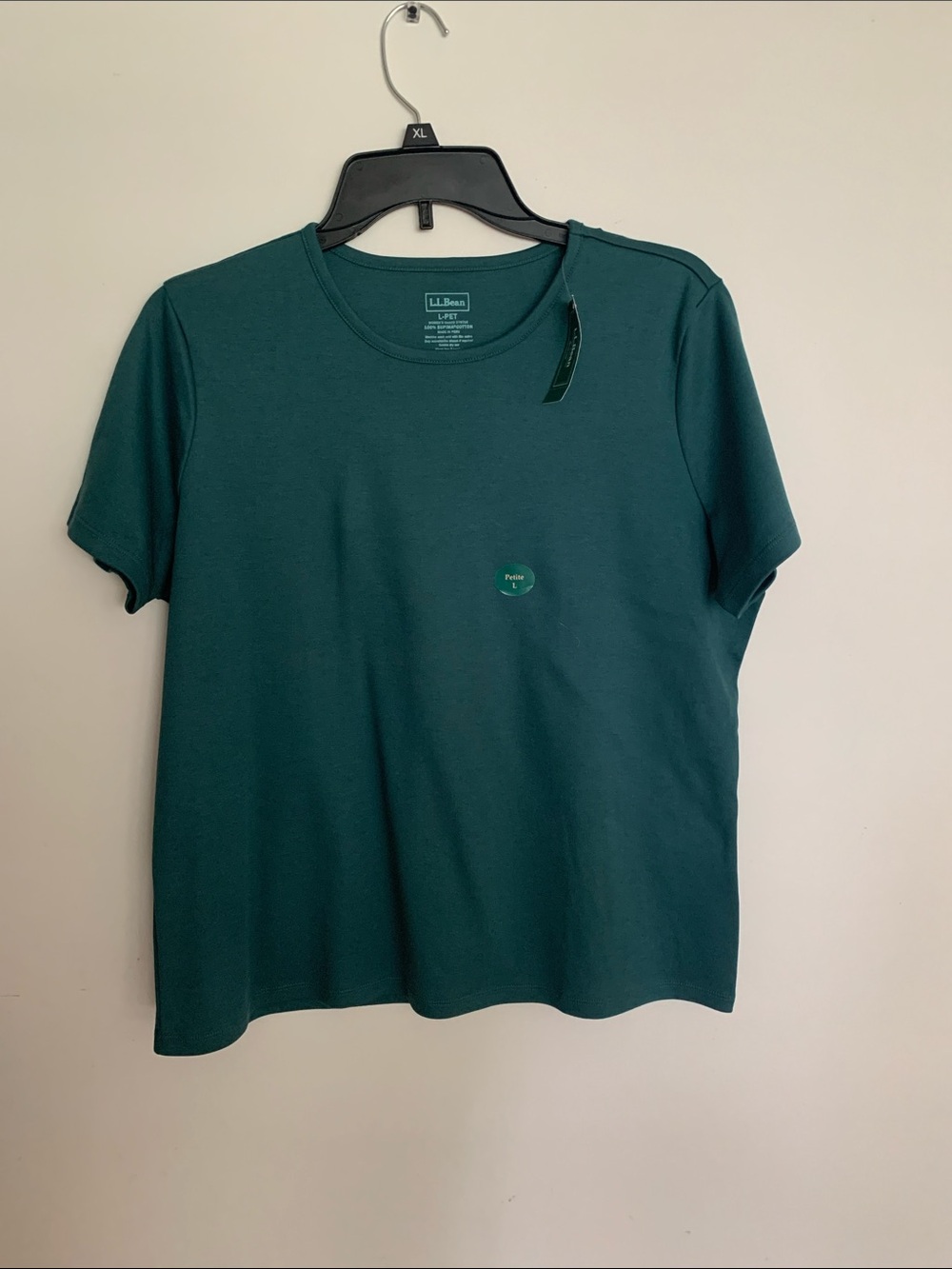 L.L. Bean Women's Short Sleeve Crewneck Tee in Deep Teal